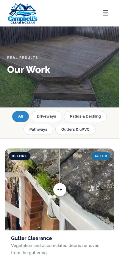 Campbell’s Clear & Clean — Our work / mobile