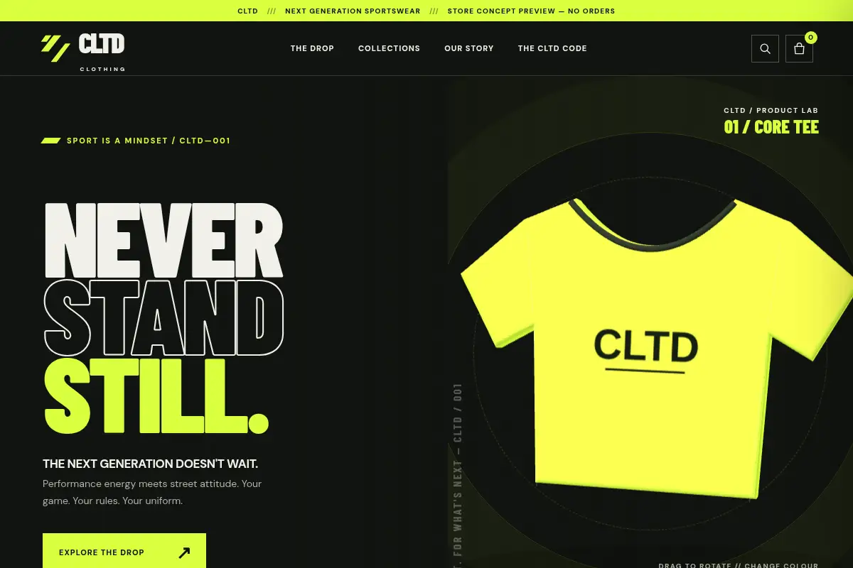 CLTD Clothing — CLTD homepage