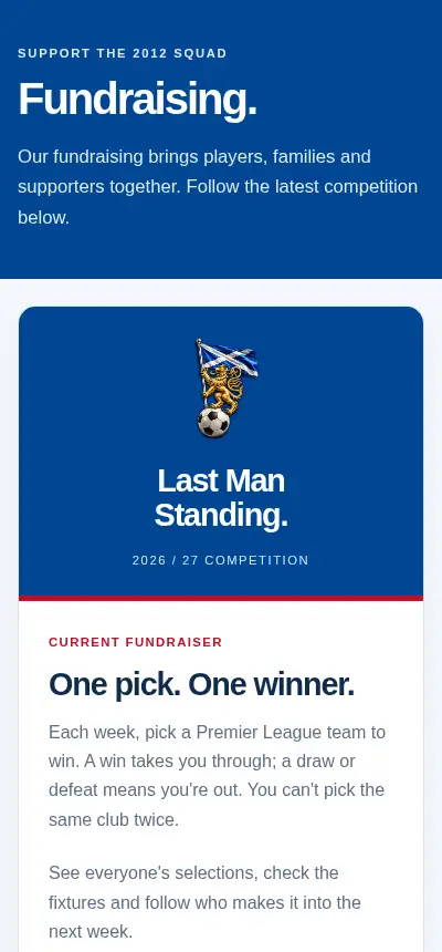 Linwood Rangers — Fundraising Apps — Fundraising / mobile